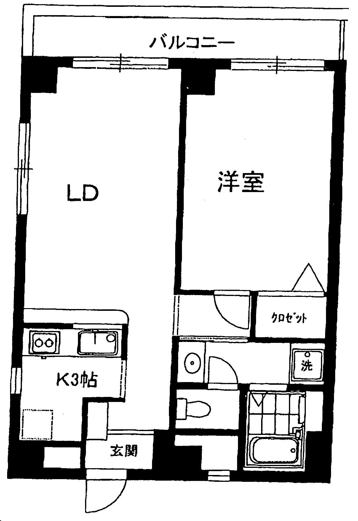 ヴァンベールコート恵比寿502の間取り