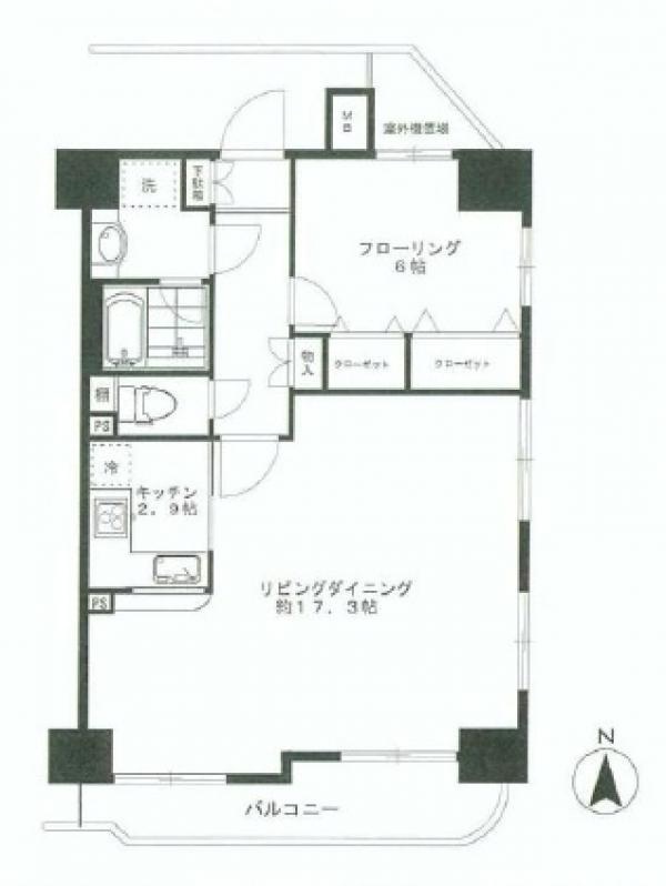 グレイス代官山702の間取り