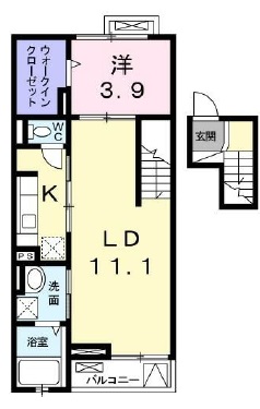 カラマ・マナ三宿403の間取り