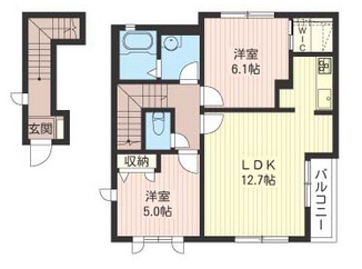 デュオステージ201の間取り