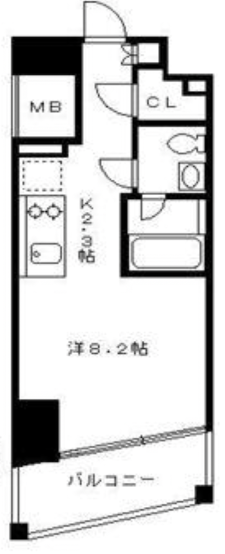 セルフィスタ渋谷214の間取り
