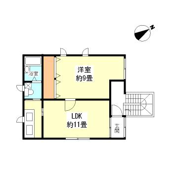 ヴィラ上目黒301の間取り