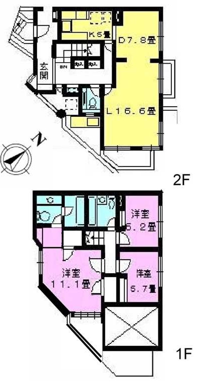 RIS目黒?102の間取り