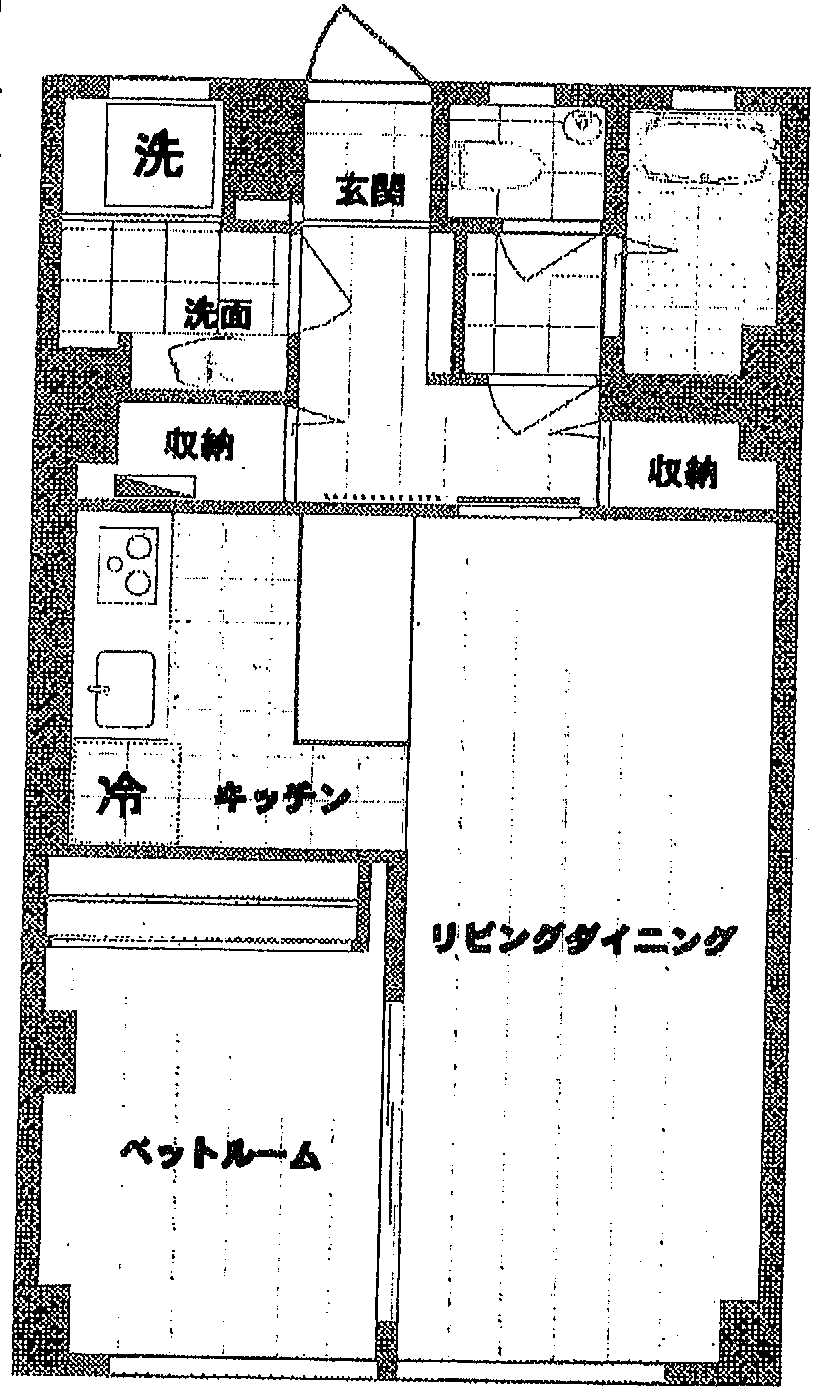 秀和自由が丘レジデンス505の間取り