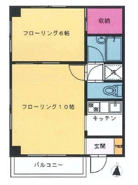 ボナール上目黒201の間取り