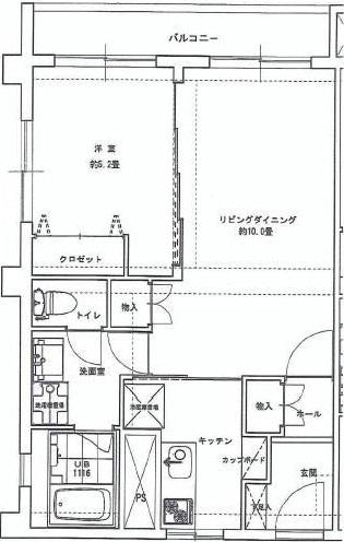 青山アジアマンション303の間取り