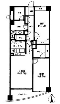 シルフィード南平台A209の間取り