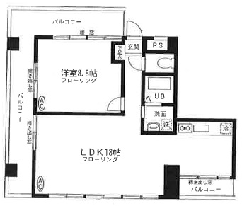 島田ビル301の間取り