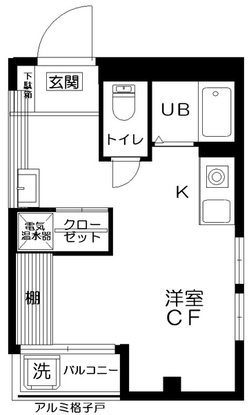 Casa Comodo三軒茶屋(カーサ　コモド三軒茶屋)202の間取り