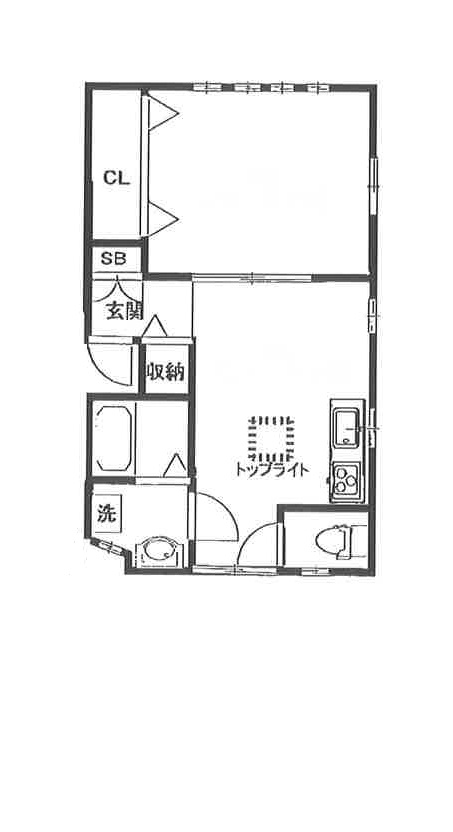 ゾンターク恵比寿2-Aの間取り