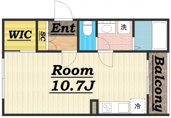 第弐東山鈴房荘102の間取り