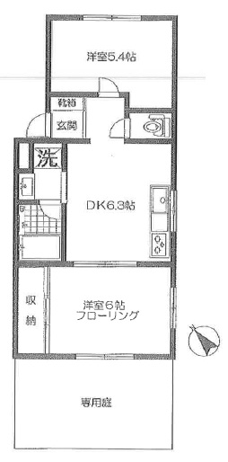 ハイム白金102の間取り