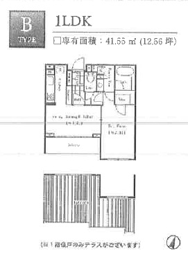 エル・セレーノ南麻布202の間取り