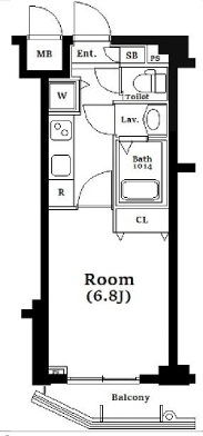 ガーラ・ヒルズ目黒東山101の間取り
