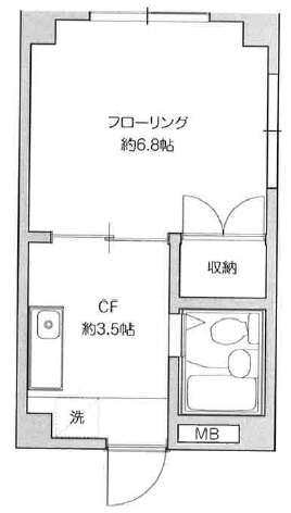 シャトレー川上101の間取り