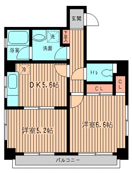 グレーシア中目黒602の間取り