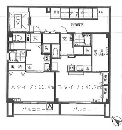 セレーナ青葉台701の間取り