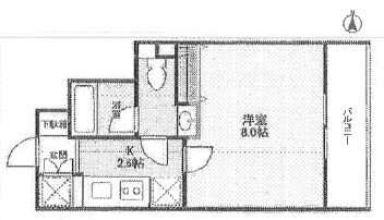 グランピア自由が丘105の間取り