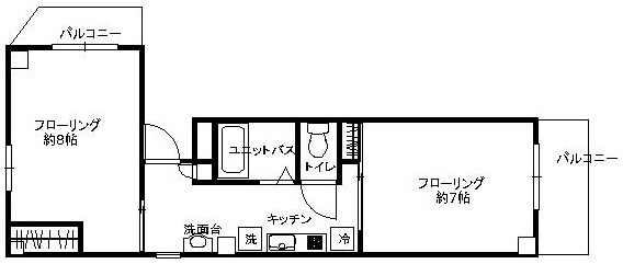 ふる・りゅ?ん203の間取り