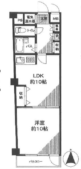 桜丘アーバンライフB-313の間取り