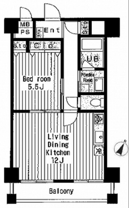 マンション三田202の間取り