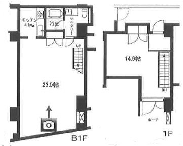 代官山HAUS1・B1Fの間取り