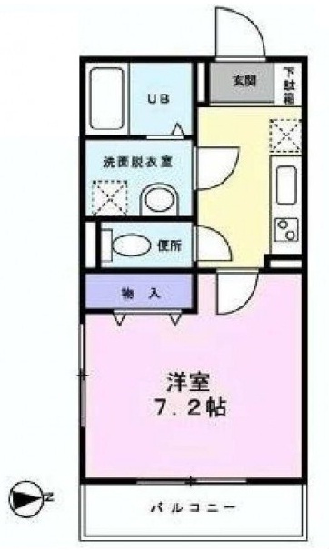 レン・ボヌール碑文谷202の間取り