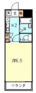 パティオ下北沢105の間取り