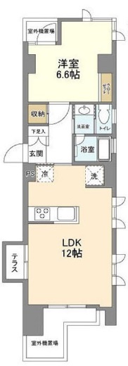 モンドール池尻203の間取り