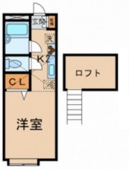 K's House　(ケイズハウス)202の間取り