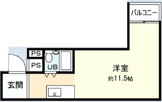 ロワール駒沢208の間取り