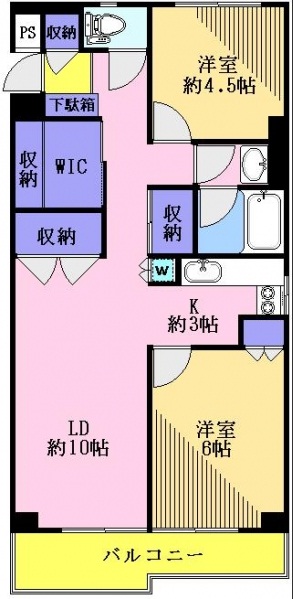 サンパレス403の間取り