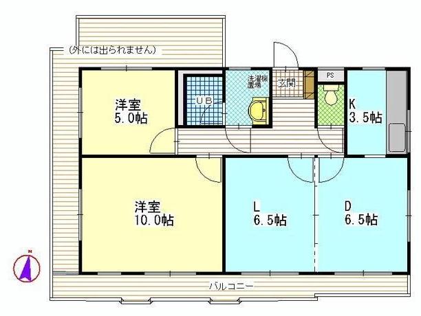 スカイポエム池尻301の間取り