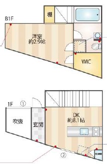 サンフェル神宮前109の間取り