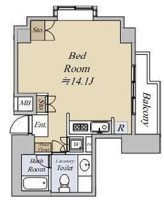 朝日ラ・パリオ世田谷公園301の間取り