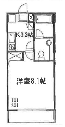 メゾンアペイロン101の間取り