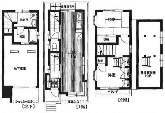 野沢3丁目貸家 賃貸物件 分譲マンションのウィル ビー