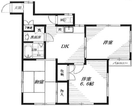 クリスタルセピア205の間取り