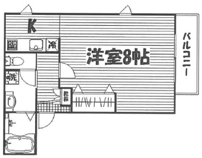 スラッシュ駒沢301の間取り