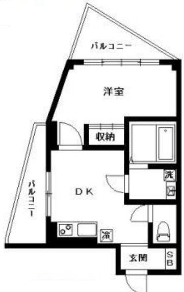 代官山上新ビル201の間取り