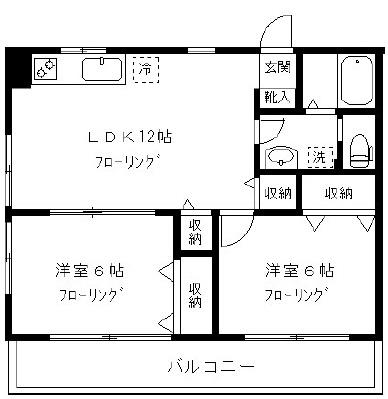 ダイヤハイツ上目黒201の間取り