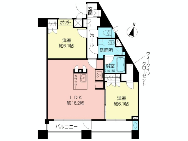 グランステューディオ中目黒902の間取り