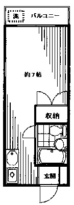 エタージェンハウス池尻101の間取り