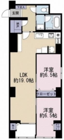 ニュー青葉台マンション206の間取り