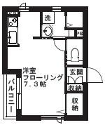 サンオズカ302の間取り