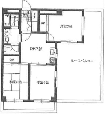 ファミール祐天寺401の間取り