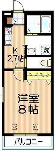 ティオ上目黒201の間取り