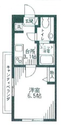 コトー中目黒203の間取り