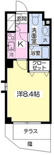 エテルノ恵比寿南101の間取り