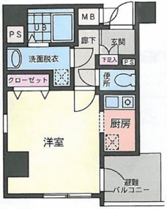 エオラス白金301の間取り